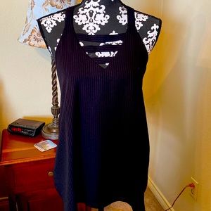 Black Camisole/evening Wear Top